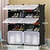 Multi-Tier Extendable Foldable Plastic Shoe Rack