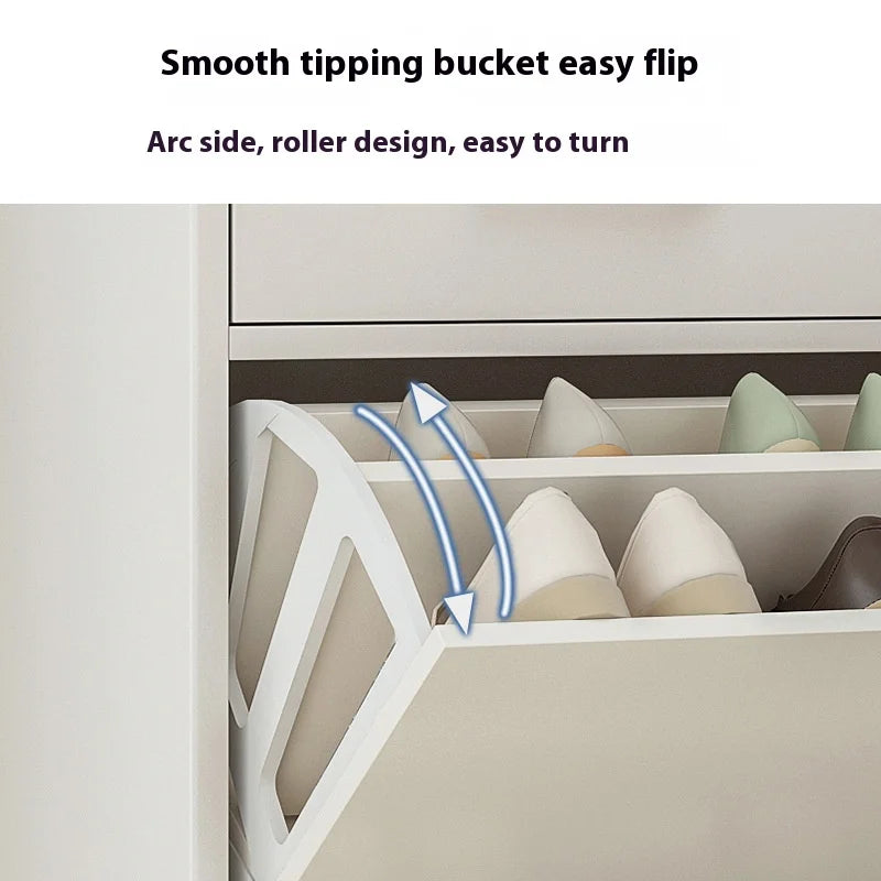 Modern Style Small Household Storage Wood Cabinet