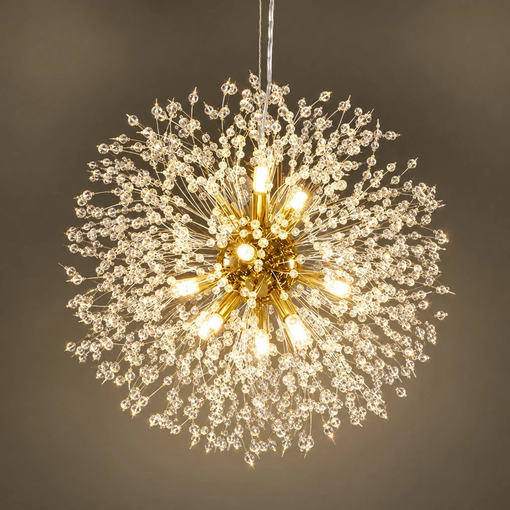 Nieuwe Design Moderne Scandinavische Decoratie Paardenbloem Kristallen Led Hanglamp - Buy  Product on Alibaba.com