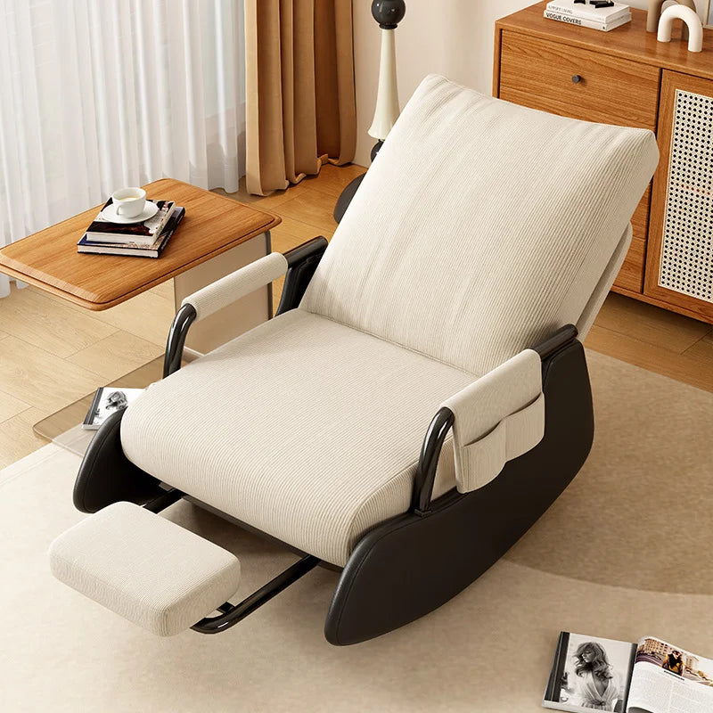 High-Quality Cozy Rocking Chair With Footrest