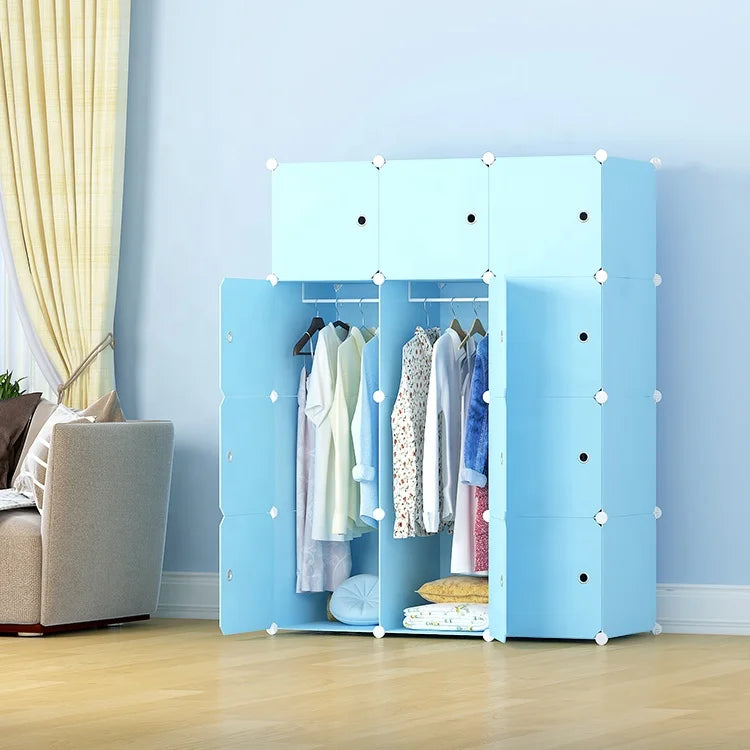Modern Foldable Plastic DIY Multi-functional Wardrobe
