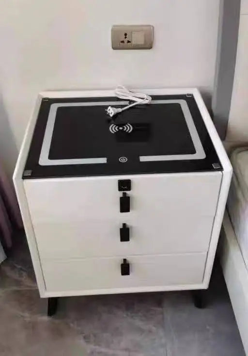 Smart Side Table Bedroom Trendy Smart Home Wireless Charging