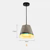 Nordic Simple Restaurant Shop Cafe Cement LED Chandelier