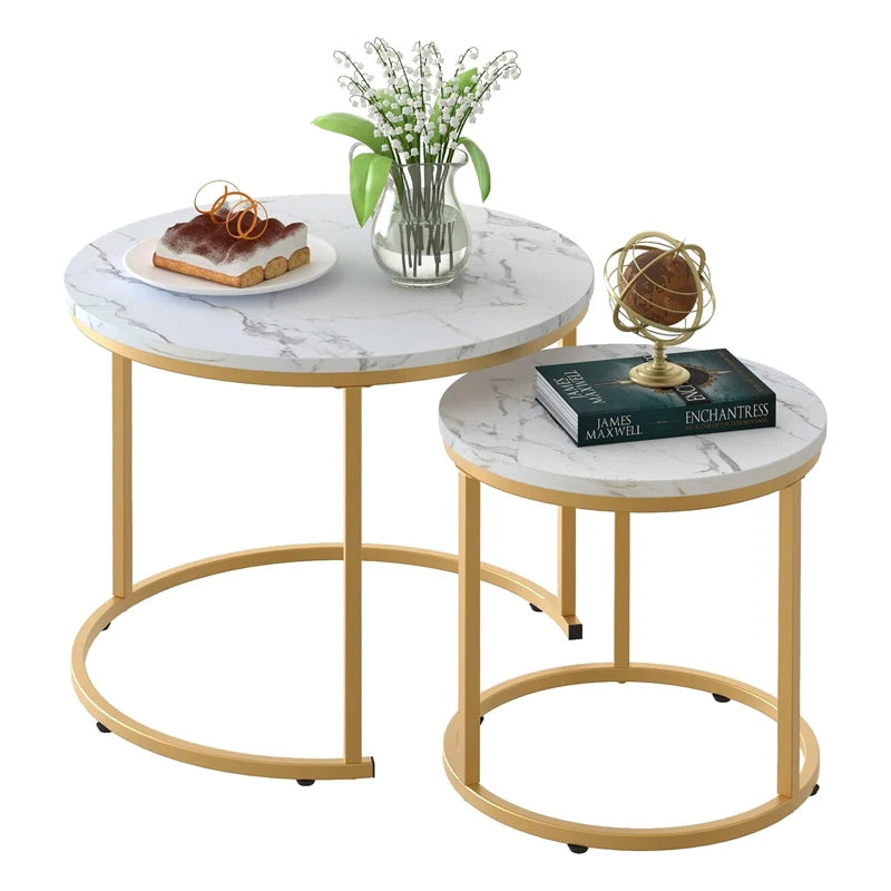 Nordic Luxury MDF Panel Coffee Table