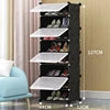 Multi-Tier Extendable Foldable Plastic Shoe Rack