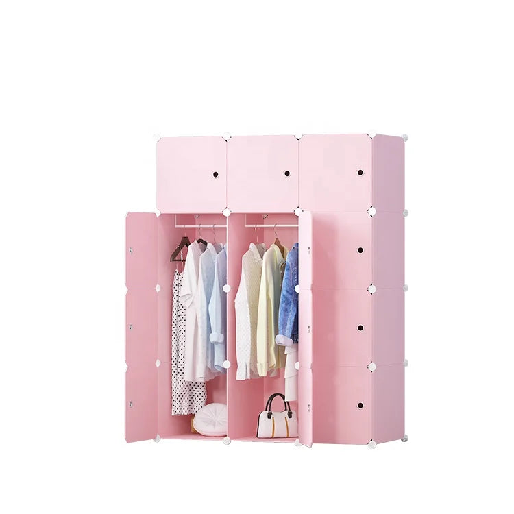 Modern Foldable Plastic DIY Multi-functional Wardrobe