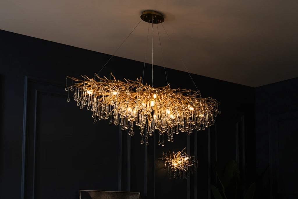 Modern Large Branch Nordic Lights Dining Room
