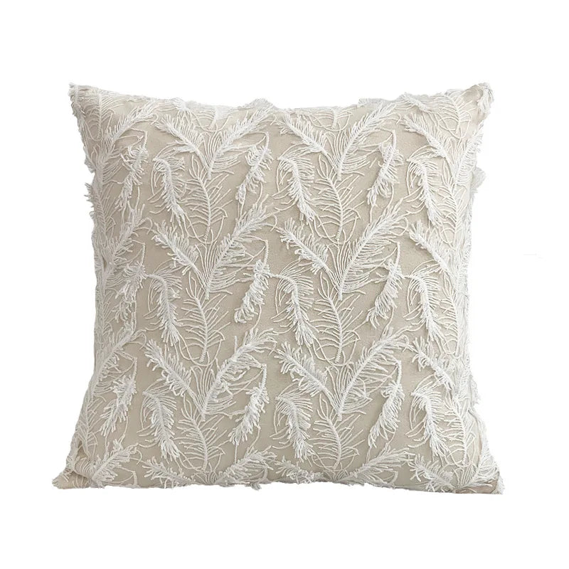 French Light Luxury 3-D Lace Embroidery Pillowcase