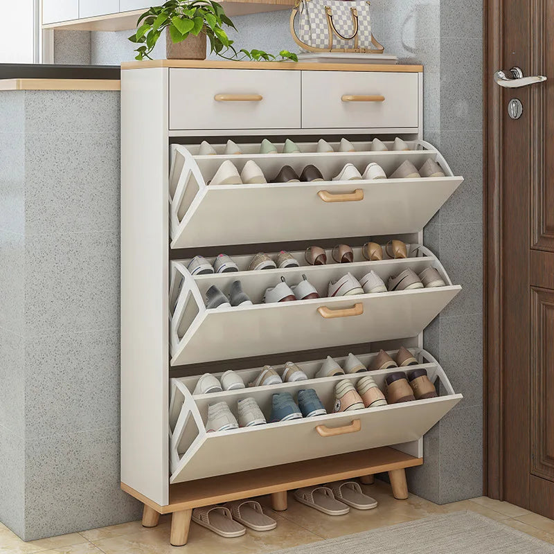 Modern Style Small Household Storage Wood Cabinet