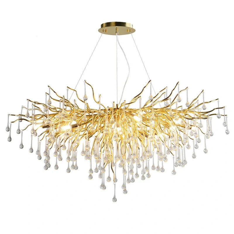 Modern Large Branch Nordic Lights Dining Room