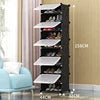 Multi-Tier Extendable Foldable Plastic Shoe Rack