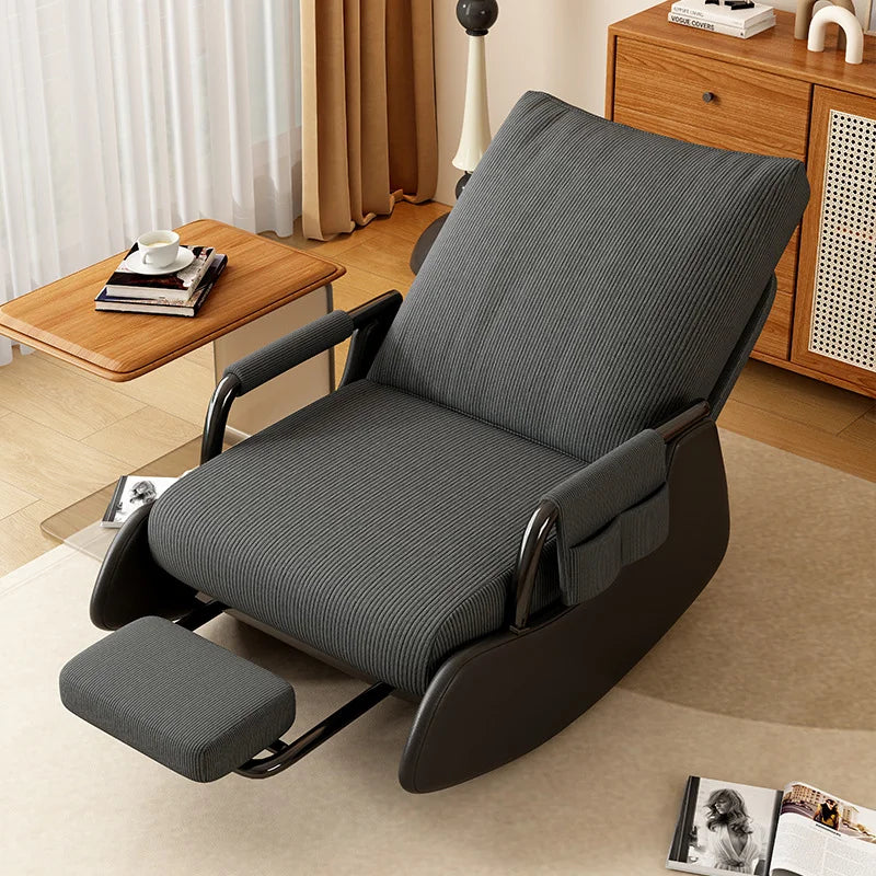High-Quality Cozy Rocking Chair With Footrest