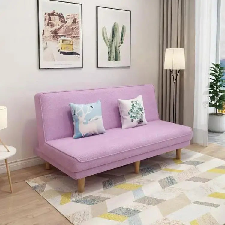 Dual-Use Modern Fabric Sofa Simple Single