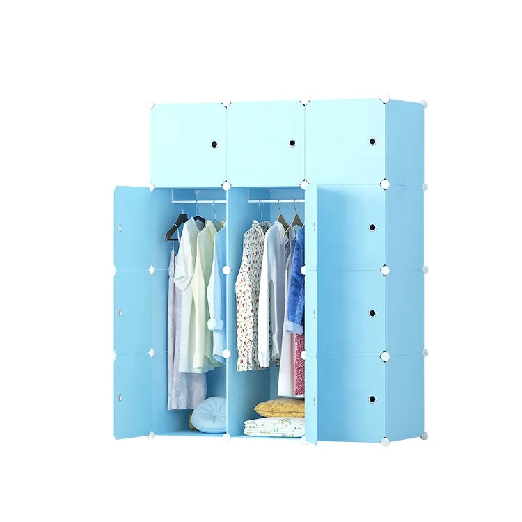 Modern Foldable Plastic DIY Multi-functional Wardrobe