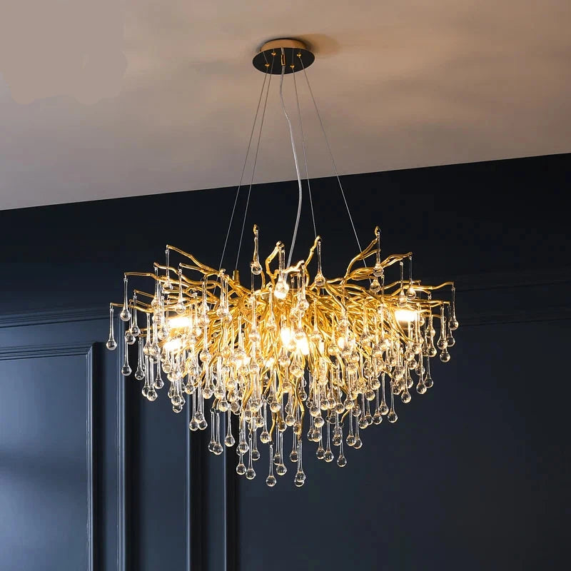 Modern Large Branch Nordic Lights Dining Room