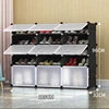 Multi-Tier Extendable Foldable Plastic Shoe Rack