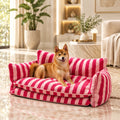 Striped Comfortable Pet Bed