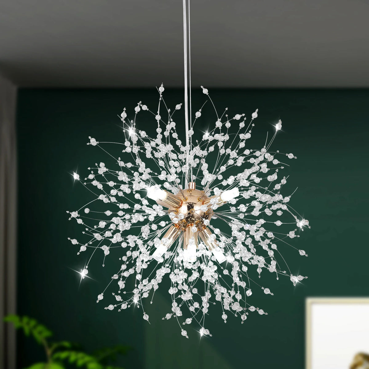 Nieuwe Design Moderne Scandinavische Decoratie Paardenbloem Kristallen Led Hanglamp - Buy  Product on Alibaba.com