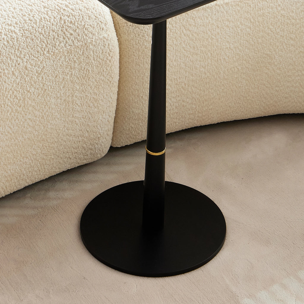 Black MDF Coffee Table & Computer Desk