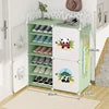 Ultra-Thin White Door Modern Multi-Layer Resin Shoe Cabinet