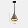 Nordic Simple Restaurant Shop Cafe Cement LED Chandelier