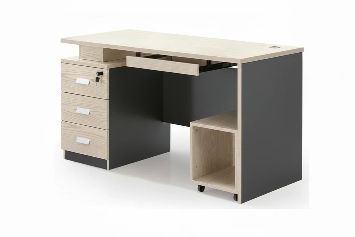 Durable 1.4m Modern Single Student/Office Desk
