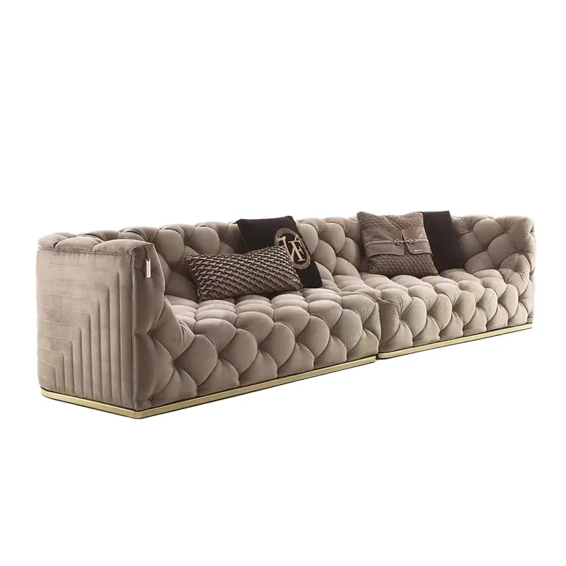 Modern Wood Modular Sofa