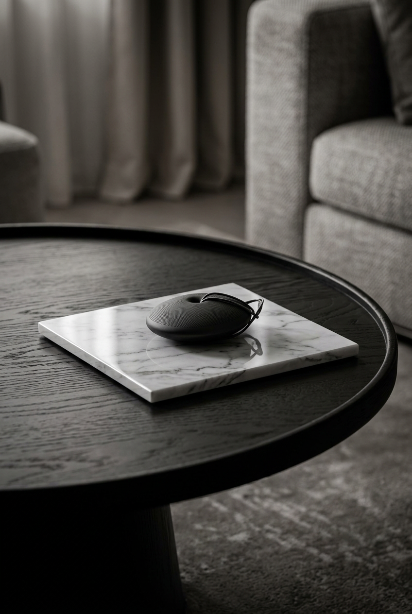 Nordic Wabi-Sabi Salon Wooden Table