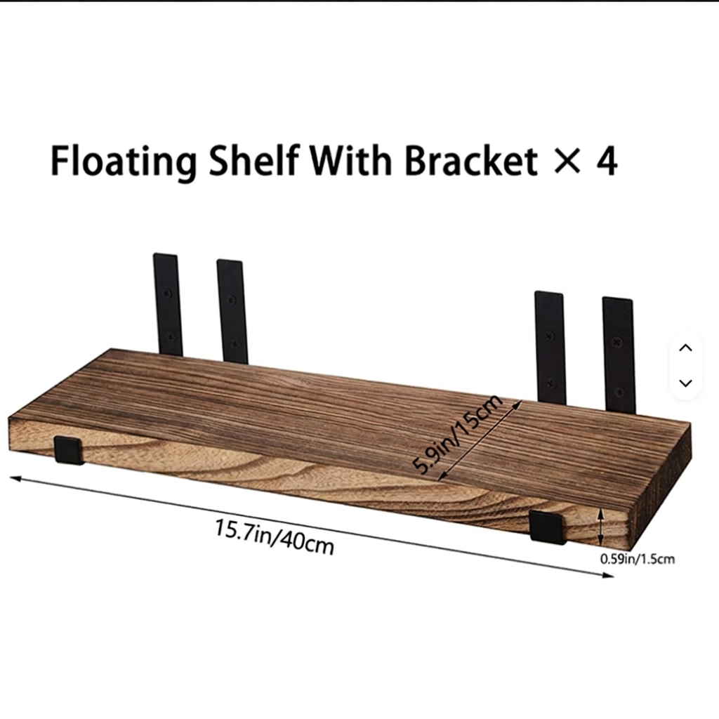 Wall-Hanging Decoration Planks 4-Set