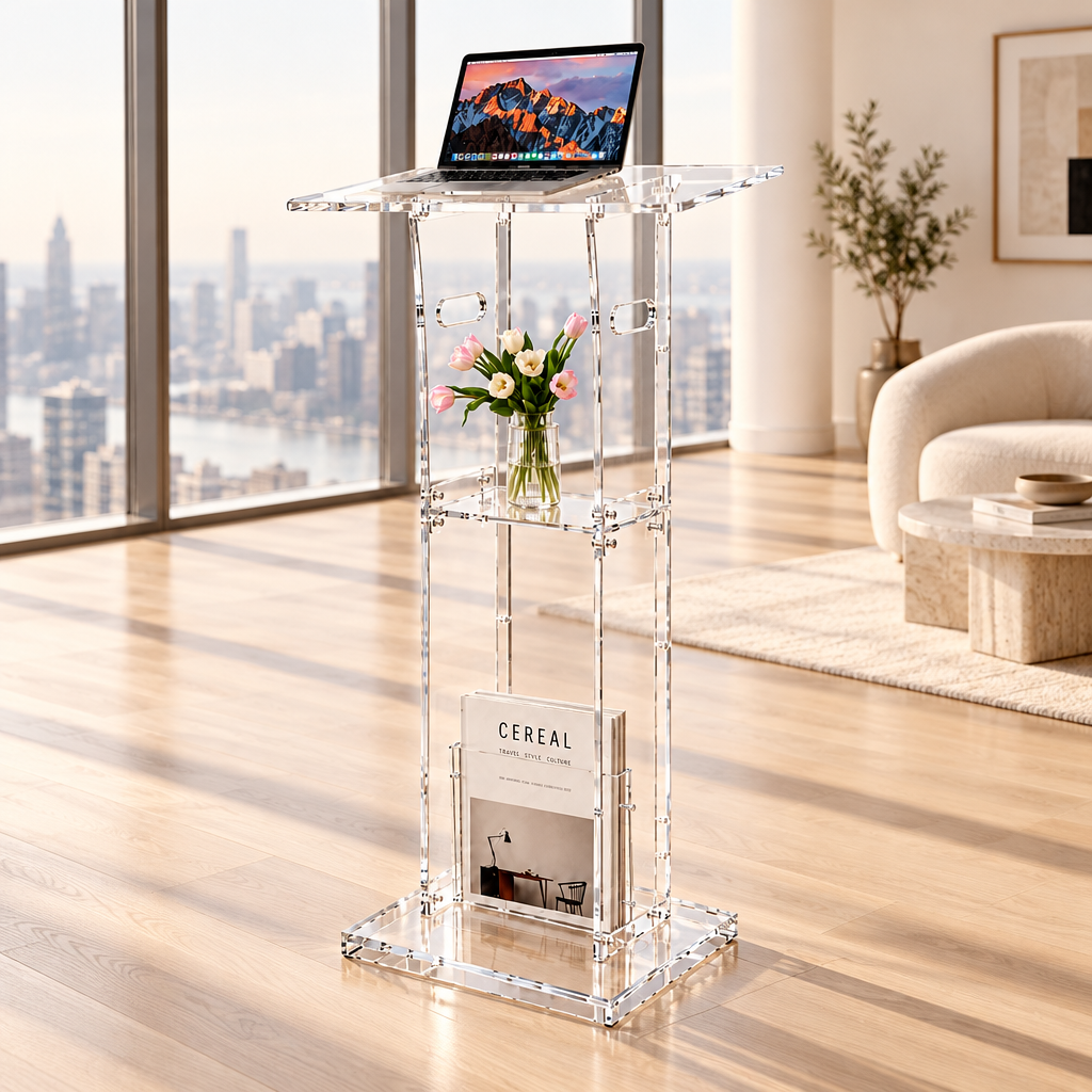 Acrylic Standing Desk