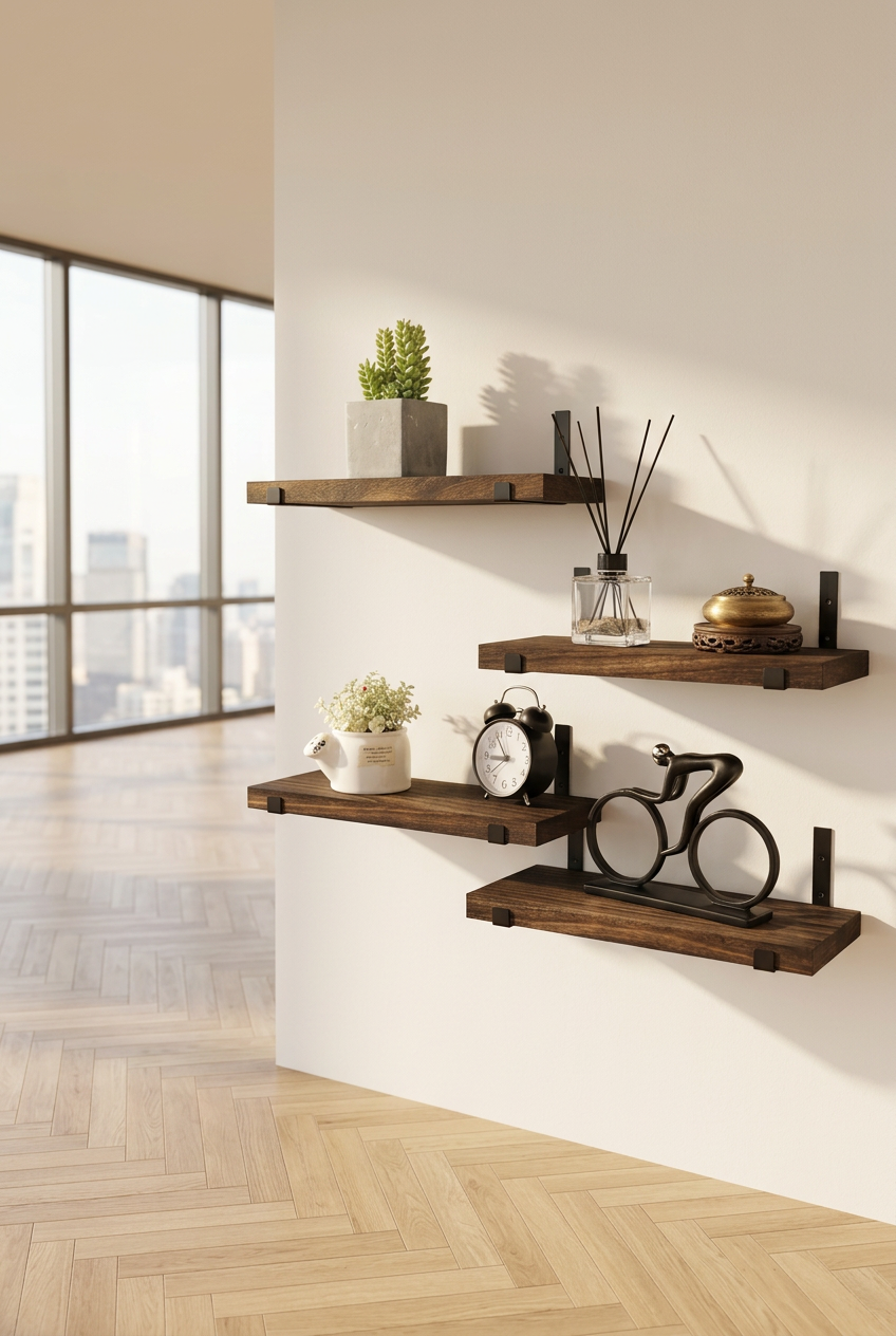 Wall-Hanging Decoration Planks 4-Set