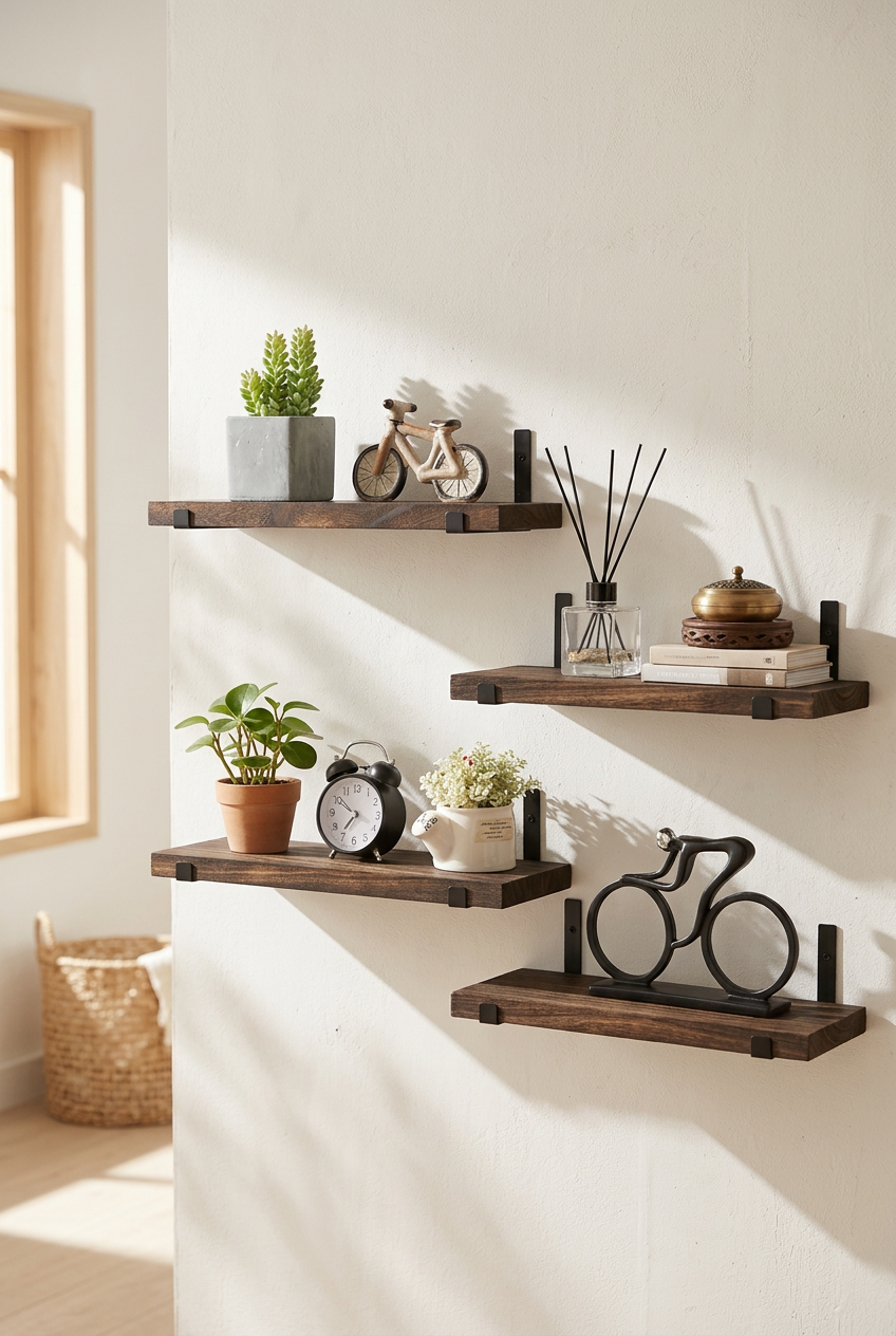 Wall-Hanging Decoration Planks 4-Set