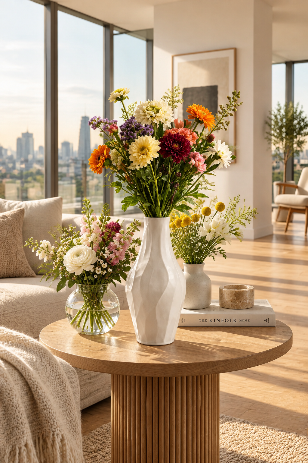Nordic-Style Flower Vase