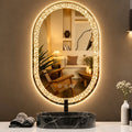 Oval Bathroom Mirror With LED Light