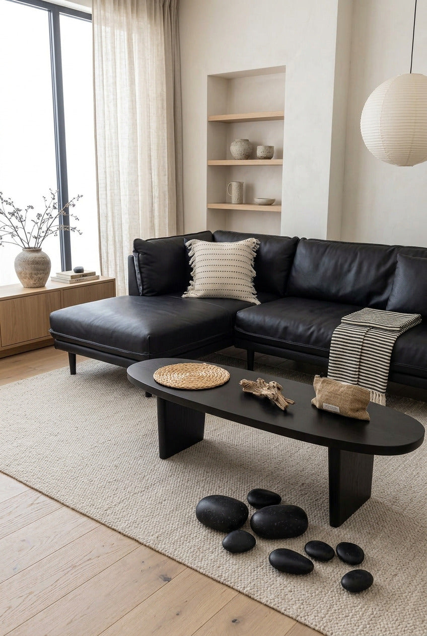 Nordic Wabi-Sabi Wooden Table