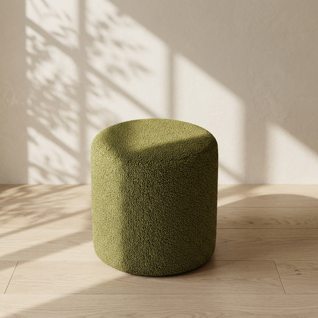 Modern Handcrafted Tufted Ottoman-style Footstool