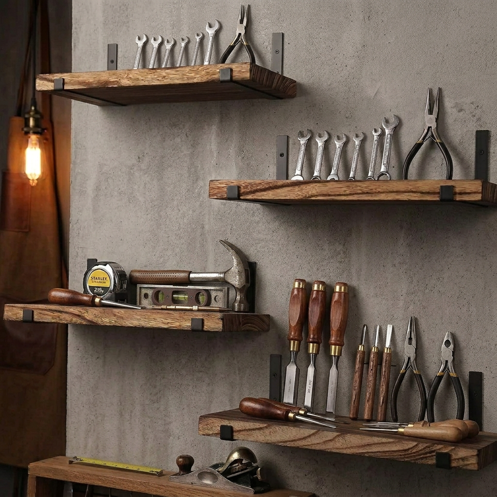 Wall-Hanging Decoration Planks 4-Set